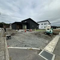 画像1852：前橋市/A様邸/外構工事・人工芝・砂利防草シート・物置設置・ブロック花壇